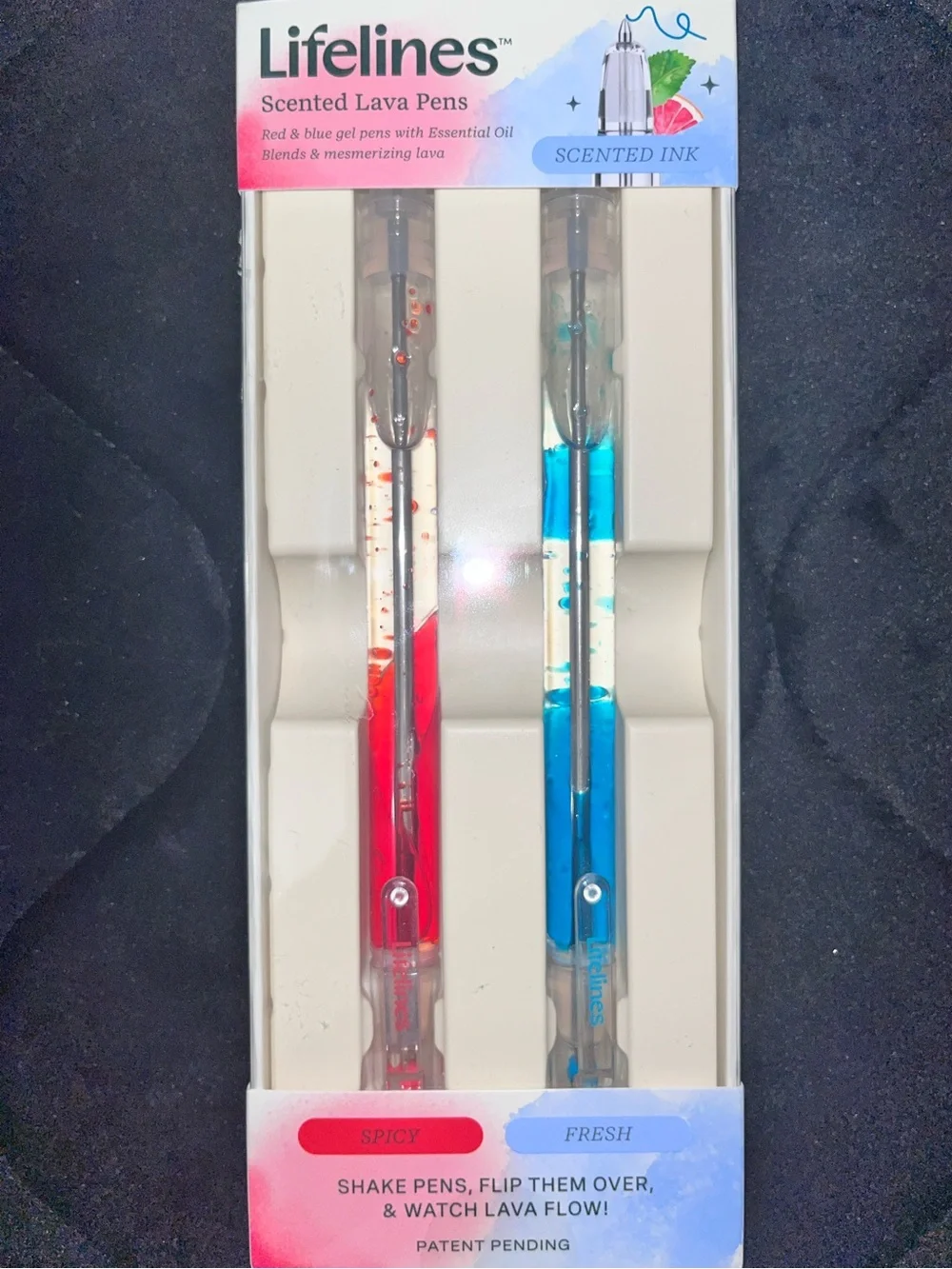 Scented Lava Pens & Pen Pouch Bundle